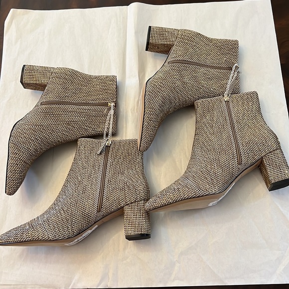 Kurt Geiger London Burlington Rhinestone Embellished Ankle Booties - Picture 7 of 17